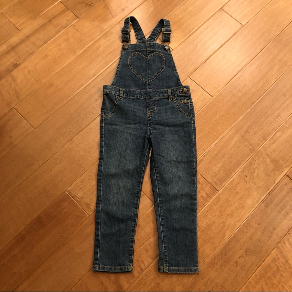 Joe Fresh Blue Denim Overalls Toddler Girl 5T New with Tags